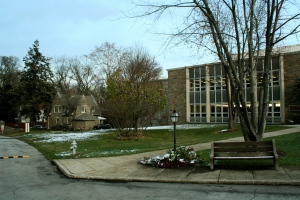 This is the library, along with the faculty offices.